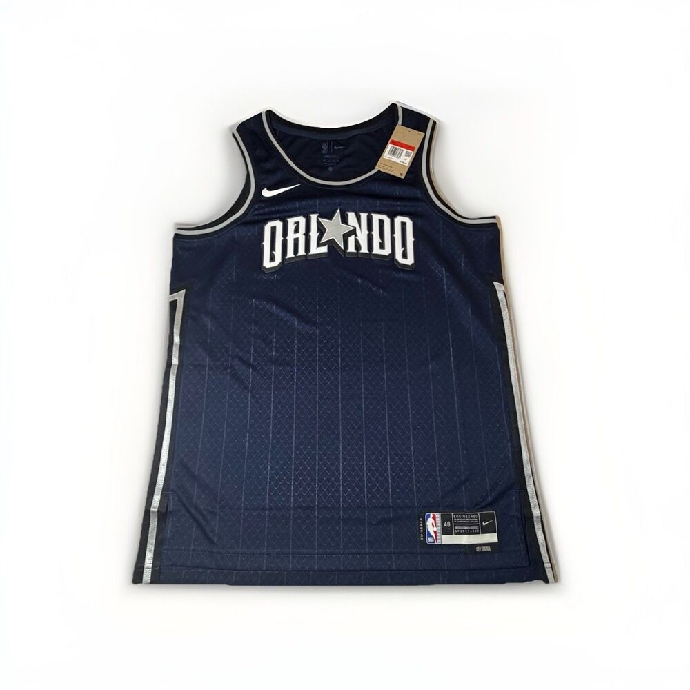 NWT Nike Orlando Magic City Edition NBA Jersey Blue Men’s Large 48 Swingman